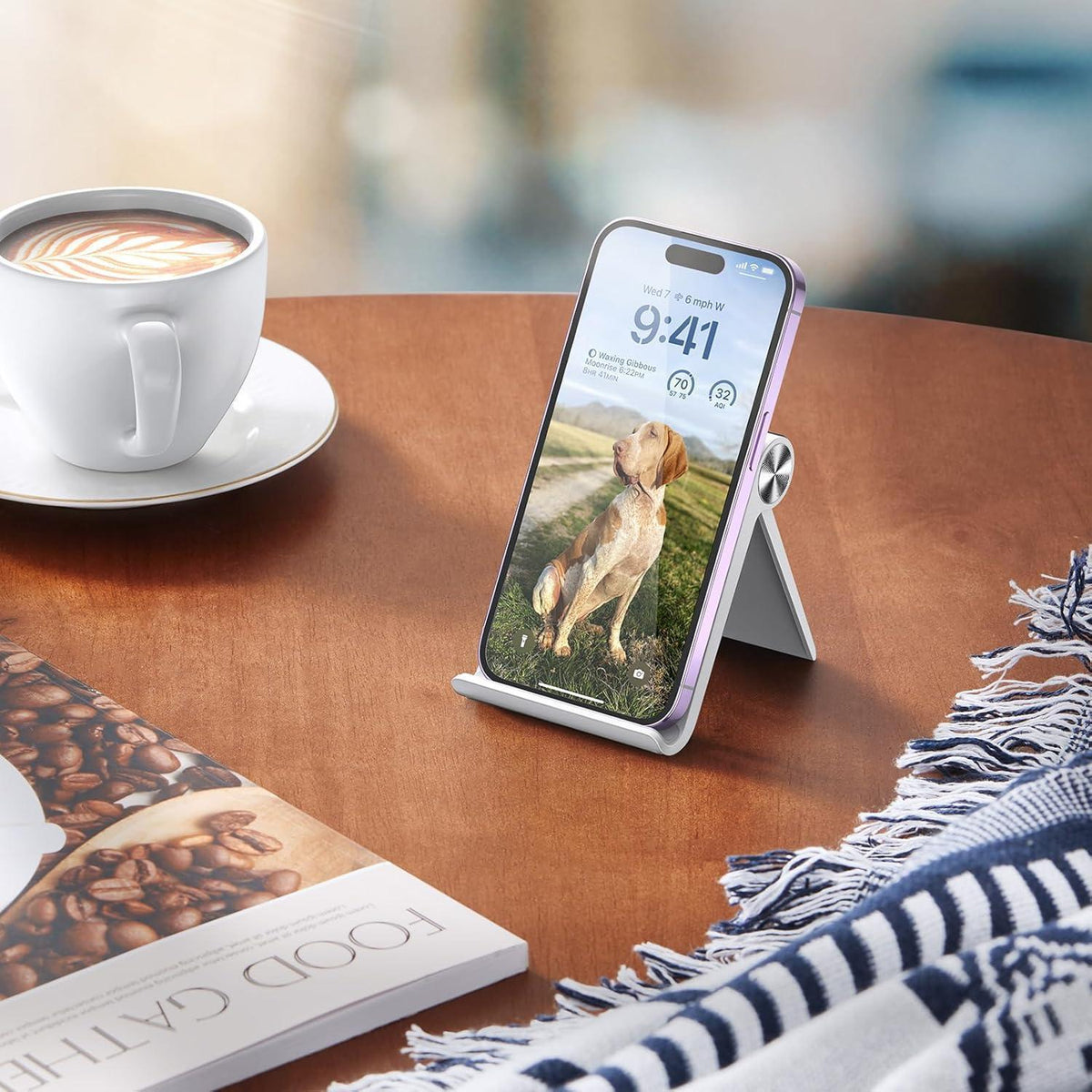 Klappbarer Handy Ständer für Schreibtisch – Universell & Verstellbar