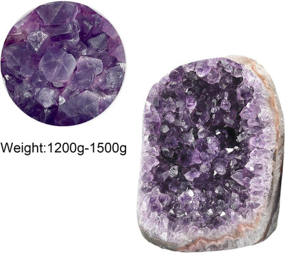 Natürlicher Amethyst Rohstein Deko 1200-1500g Fengshui