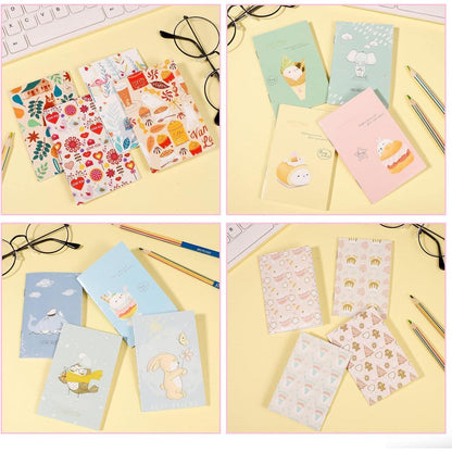 16 Mini Notizbücher – Tier Design, Reisen & Schule