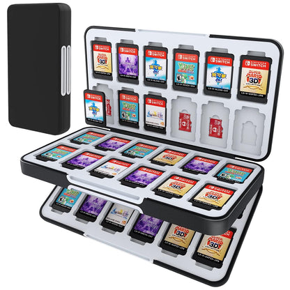 Spielkarten Aufbewahrungsbox Nintendo Switch OLED Lite Schwarz