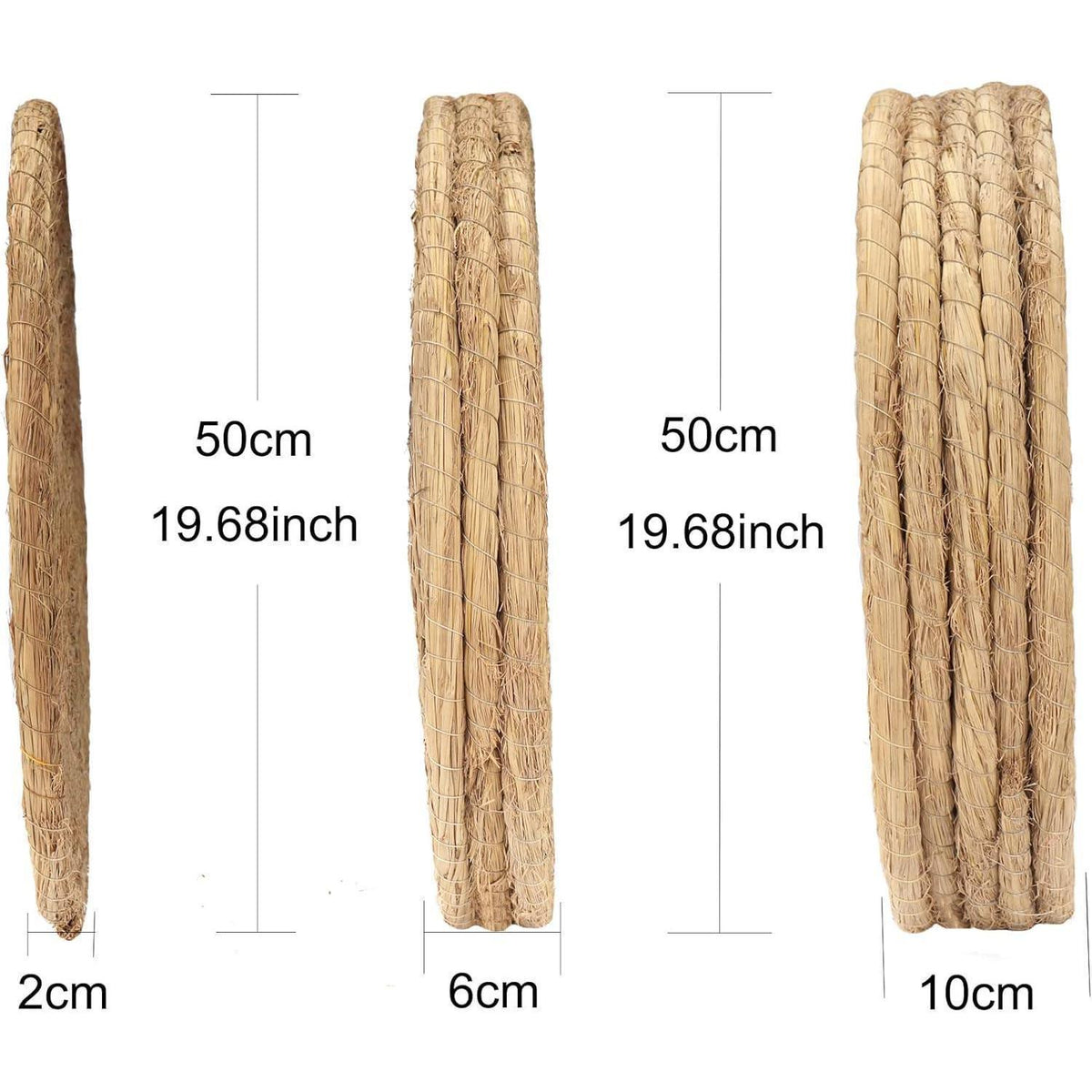 Bogenschießscheibe 50cm Handgefertigt aus Stroh für Kinder & Erwachsene