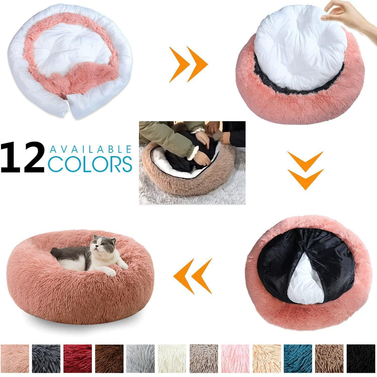 Flauschiges Haustierbett – Gemütliches Hundekissen für Entspannung
