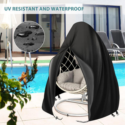 Hängesessel Abdeckung Ø120 x H190cm – Wasserdicht & Winterfest