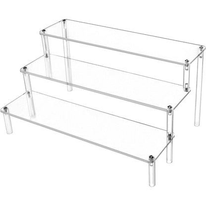 Acryl Display Ständer Transparent Riser Regal 30x21x15cm - 1