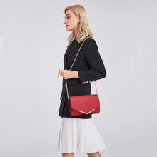 Miss Lulu Damen Clutch Abendtasche Kettentasche Handtasche