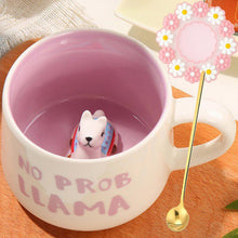 Alpaka Tasse lustig 3D Keramik Kaffeetasse Teetasse 350ml