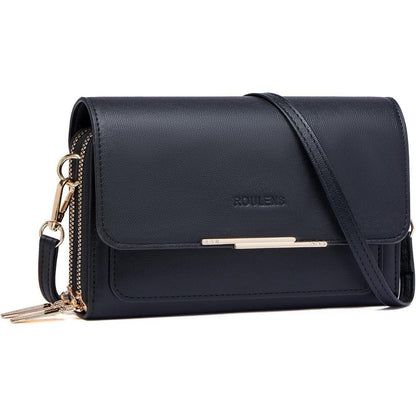 Kleine Damen Umhängetasche PU Leder Crossbody Reisepass