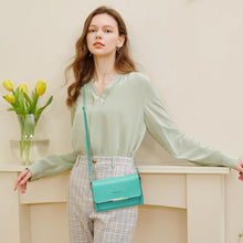 Kleine Damen Handy Umhängetasche PU Leder Crossbody