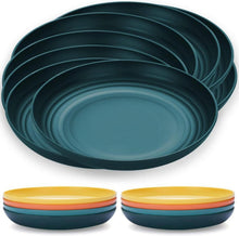 Kyraton Teller 8er Set 23cm - Unzerbrechliche Camping-Speiseteller