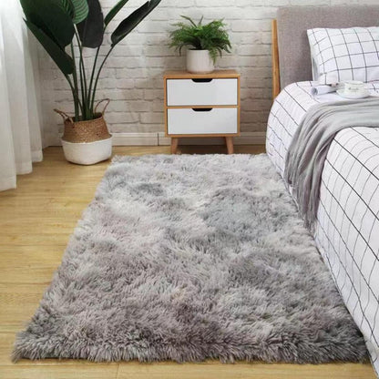 Hochflor Teppich 160x230 Grau Weiß Flauschig Weich Groß Wohnzimmer Schlafzimmer