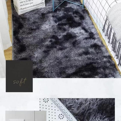 Flauschiger Hochflor Teppich Dunkelgrau 80x160 cm - Modern & Weich