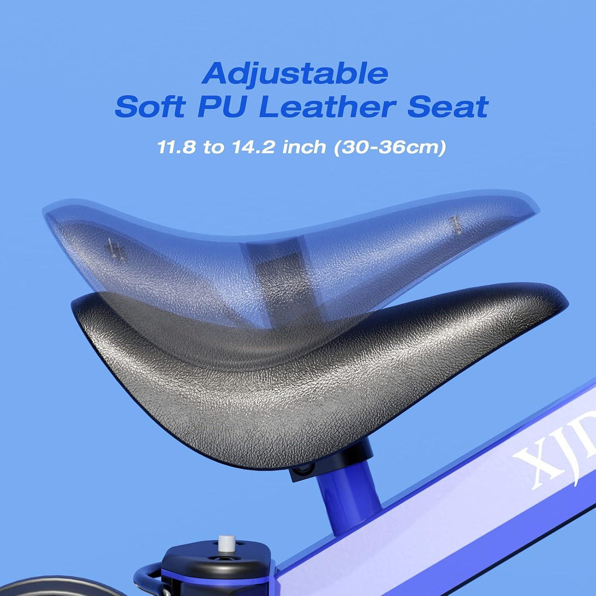 XJD Kinder Dreirad Laufrad Verstellbarer Sitz abnehmbares Pedal Blau