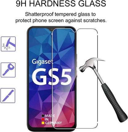 Schutzfolie kompatibel mit Gigaset GS5 Displayschutz 2 Stück