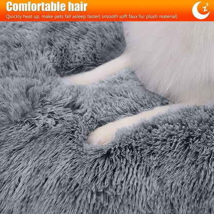 Orthopädisches Hundebett mit Memory Foam & rutschfester Unterseite 2XL Dunkelgrau