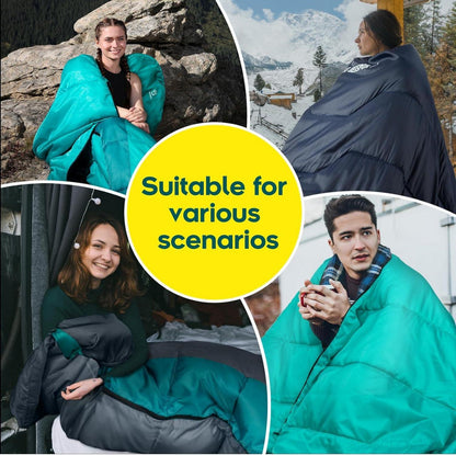 Bessport Schlafsack Camping 3-4 Jahreszeiten -8°C 20°C Wasserdicht Warm