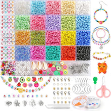 Perlen zum Auffädeln Set 9500 Stücke 3mm DIY Schmuck Beads
