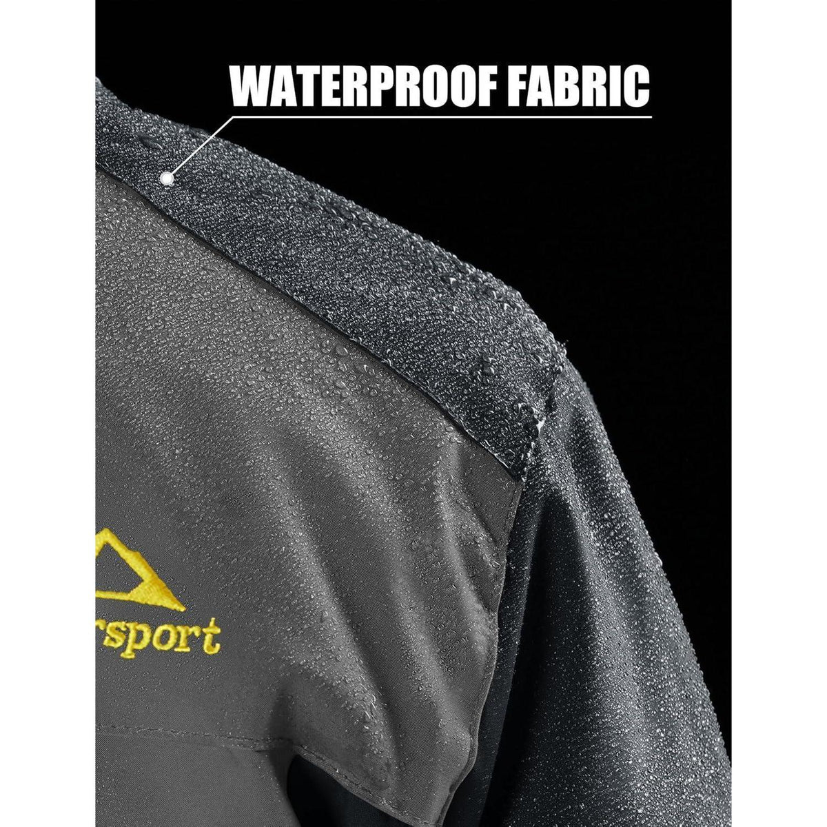 Herren Fleecejacke Winter Warm Gefüttert Winddicht Wasserdicht 3XL