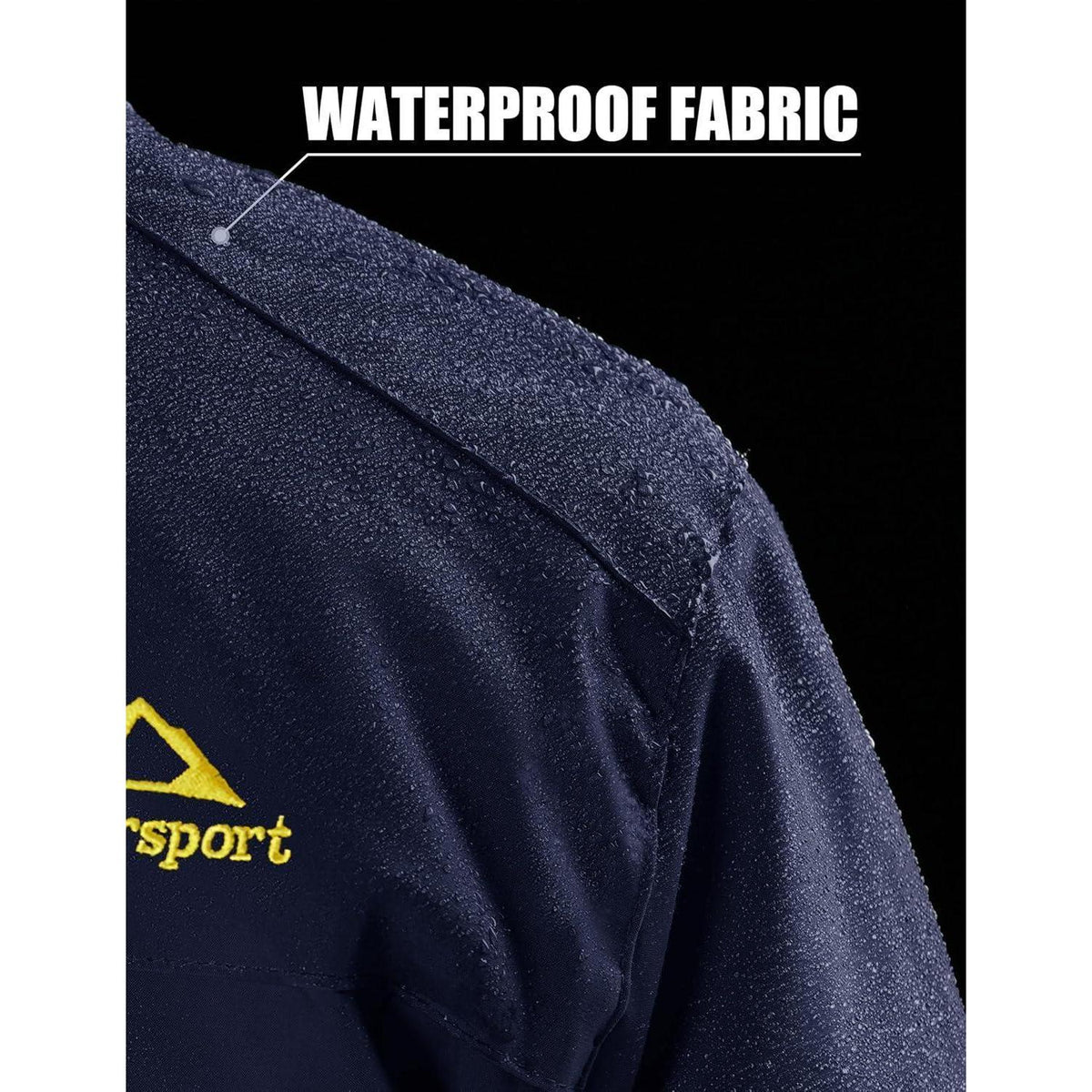 Herren Fleecejacke Winter Warm Gefüttert Winddicht Dunkelblau M