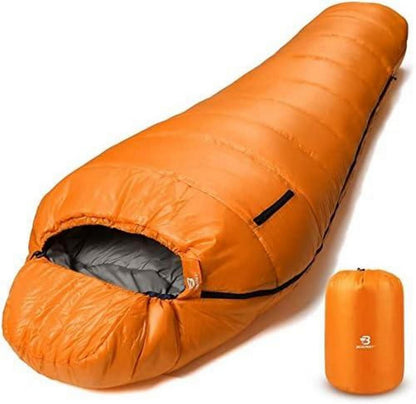 Schlafsack -10 ℃ - 15 ℃ 4 Jahreszeiten Mumienschlafsack Orange