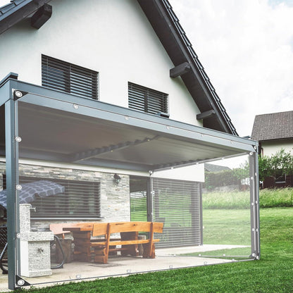 Wasserdichte Abdeckplane 2.4x4m – Transparent & Reißfest