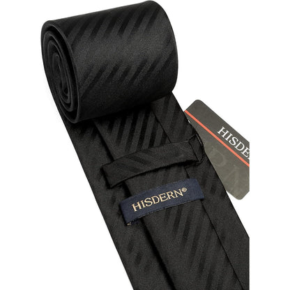Krawatten- und Einstecktuch-Set für Herren, klassisch gepunktet, formell
