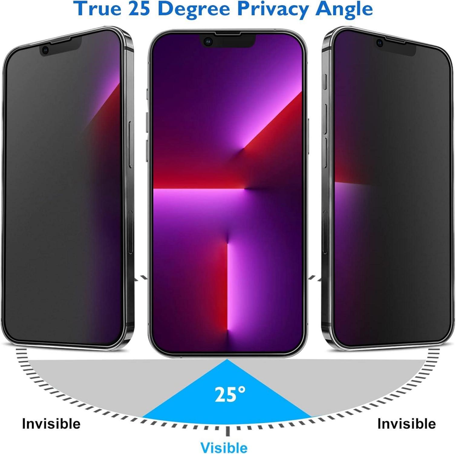 Sichtschutzfolie iPhone 14/13 Pro Matt Anti-Spy Privacy Display