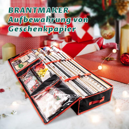 Geschenkpapier Aufbewahrungstasche Organizier Weihnachten