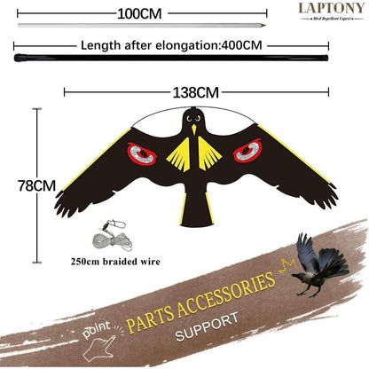 Vogelschreck Drachen für Garten & Bauernhof – Adler-Design