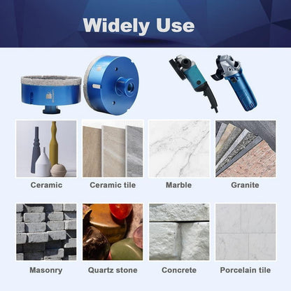 Diamant Fliesenbohrer 100mm M14 (2 Stück) für Winkelschleifer