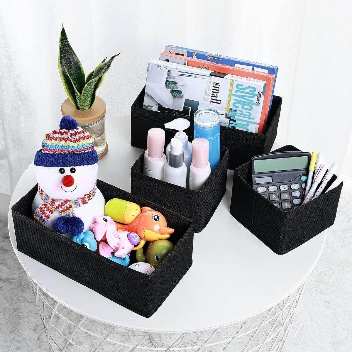 12er Pack Aufbewahrungsboxen für Schubladen Organizer Kleiderschrank