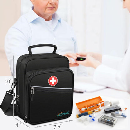 Medikamententasche mit Insulin-Kühler & Notfallkarte