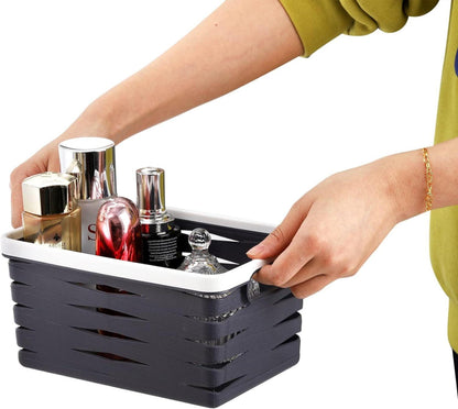 Aufbewahrungskörbe 9er Set Kunststoff 22x15x11cm Organizer stapelbar
