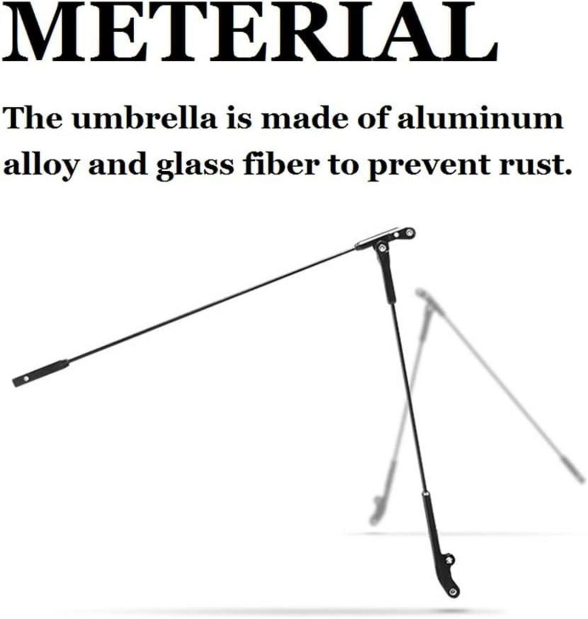 OAICIA Regenschirm Sturmfest UV Schutz Ultraleicht Faltbar Mini Umbrella Blau