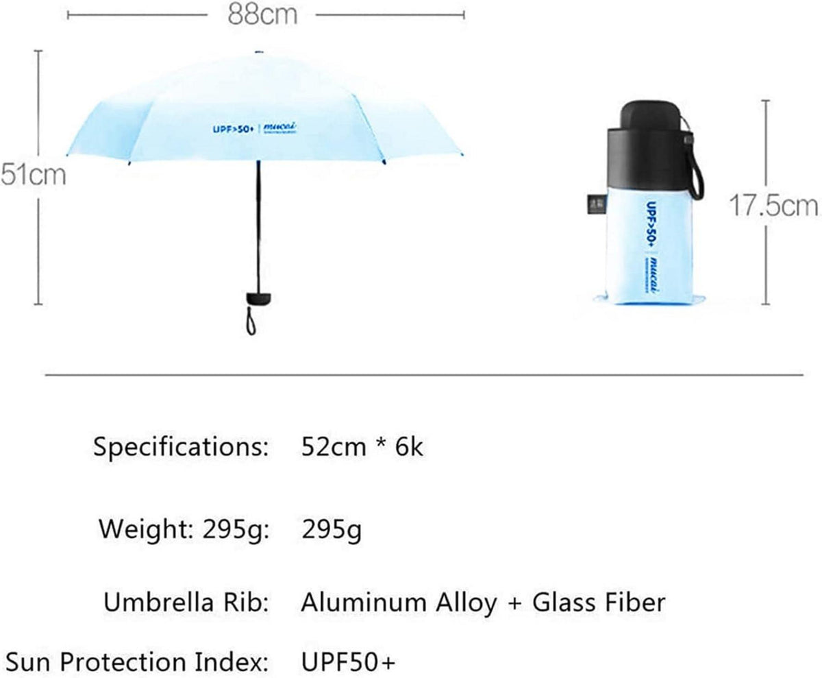 Regenschirm Sturmfest UV Schutz Klein Taschenschirm Robust Ultraleicht