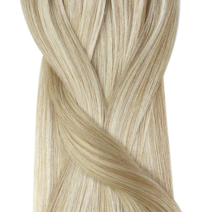 Blond Echthaar Microring Extensions 40cm - #16/22