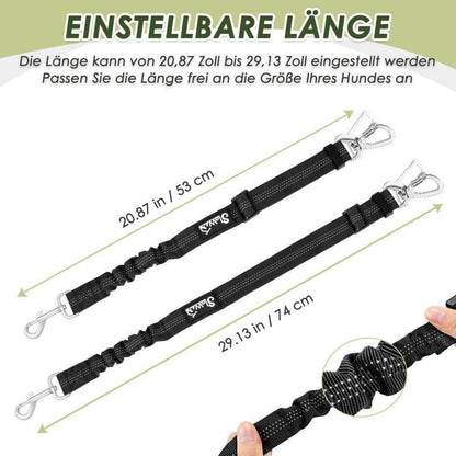 Hundegeschirr Auto Sicherheitsgurt Set – Atmungsaktiv, Rot, XS