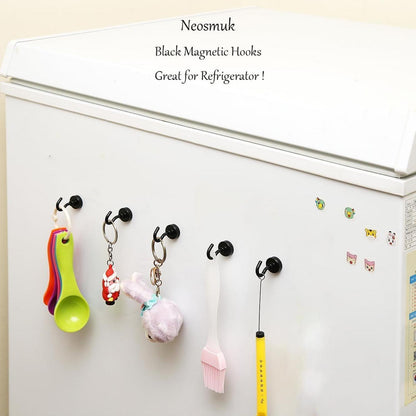 Starke Magnethaken 10kg, Neodym, 6 Stück, Rostfrei