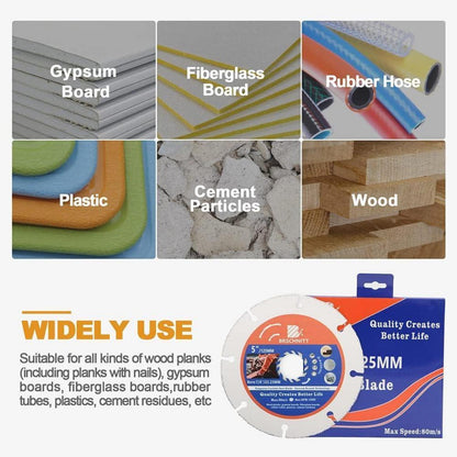10x 125mm Multi-Sägeblatt für Winkelschleifer & Kreissägen