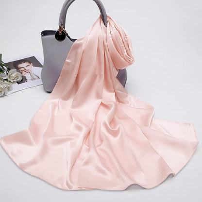 Festlicher Stola Schal aus Satin Chiffon für Damen