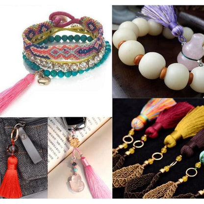 1mm Nylonschnur Rot – Satinschnur für Schmuck & Makramee