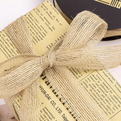 Juteband Vintage Geschenkband DIY Hochzeit Deko 5 Rollen 50m