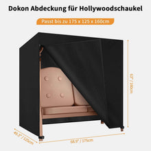 Dokon Hollywoodschaukel Abdeckung 2 Sitzer - Wasserdicht