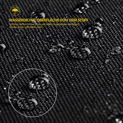 Wetterschutzhülle für Enders Heizpilz 600D Oxford Gewebe Schwarz 42x94cm