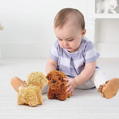 Kuscheltier Hündchen mit Schlüsselanhänger – Süßes Plüschtier 12cm