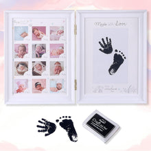 Hand Fuß Abdruck Baby Fotoalbum Wei