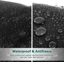 Wasserhahn Abdeckung 22x16cm Schwarz
