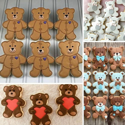 Teddybär Ausstecher Edelstahl Kuchendekoration Bake Cookie Cutter