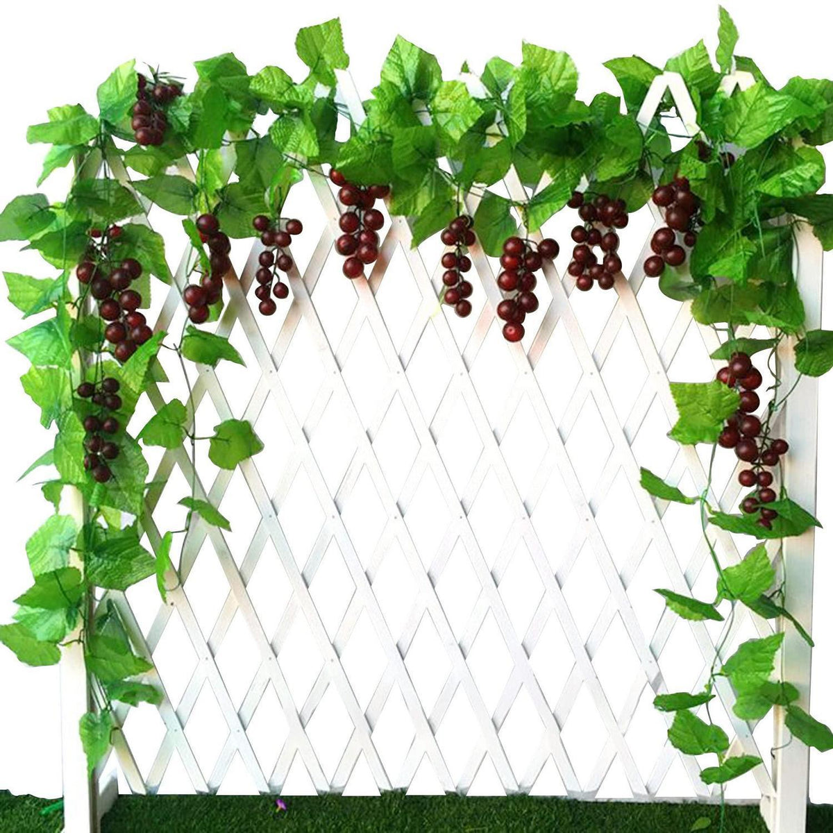 Künstliche Weinrebe 10er Set – Dekorative Trauben für Haus & Garten