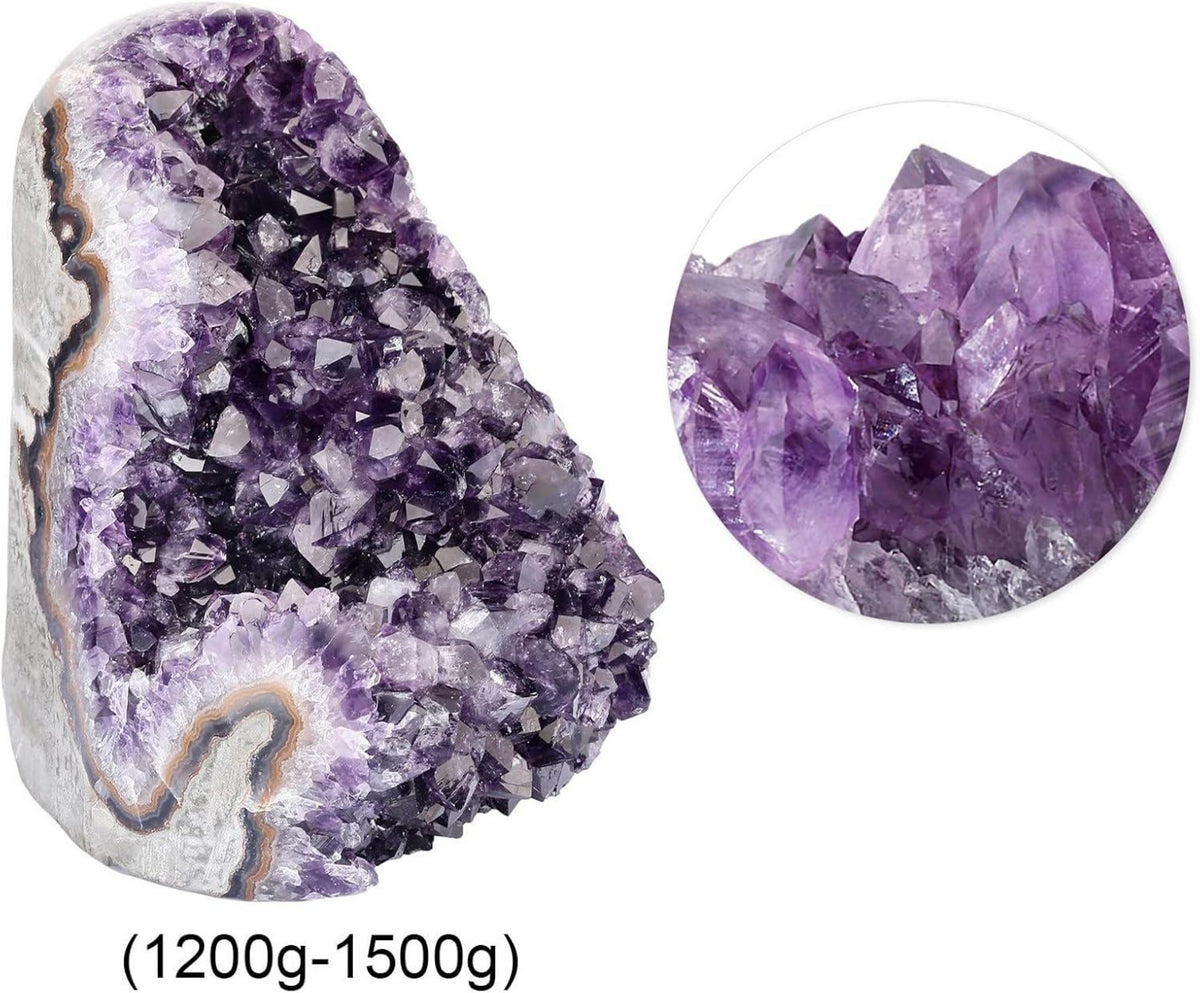 Natürlicher Amethyst Druse Kristall Cluster Quarz Dekoration