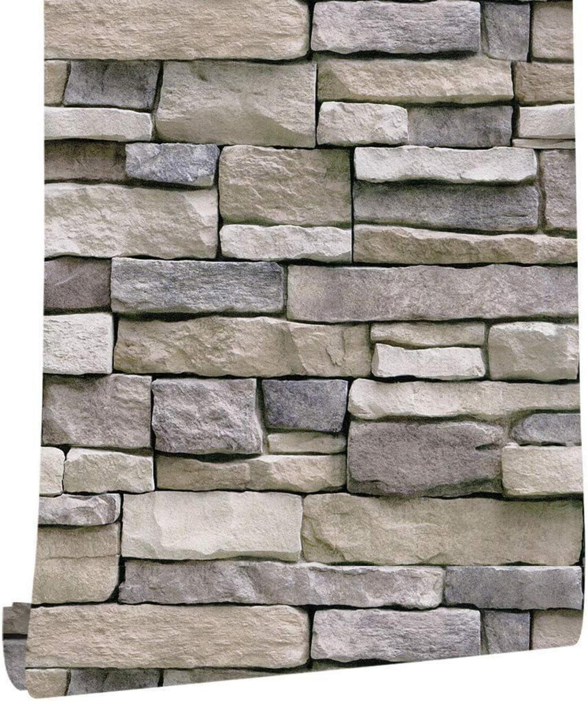 Selbstklebende Tapete Backstein Vintage Dekorative Aufkleber 45X600cm